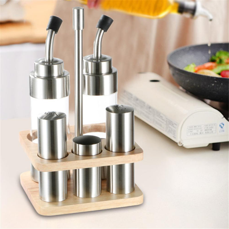 Stainless Steel Spice and Condiments Set