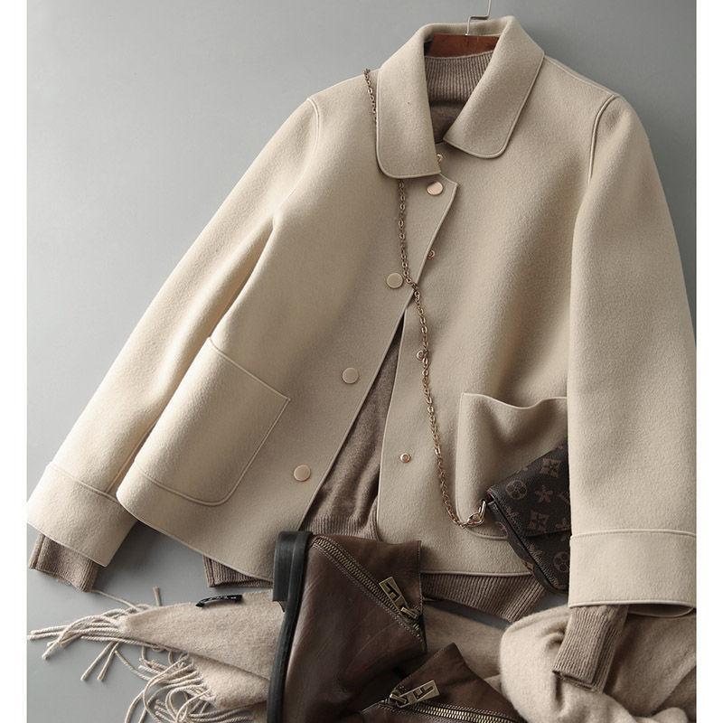 Waist-Length Felt Coat